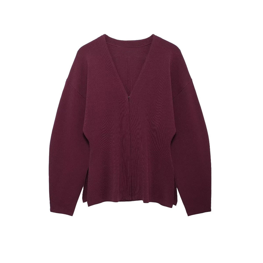 ModeGeist | Minimalistischer Strick-Cardigan