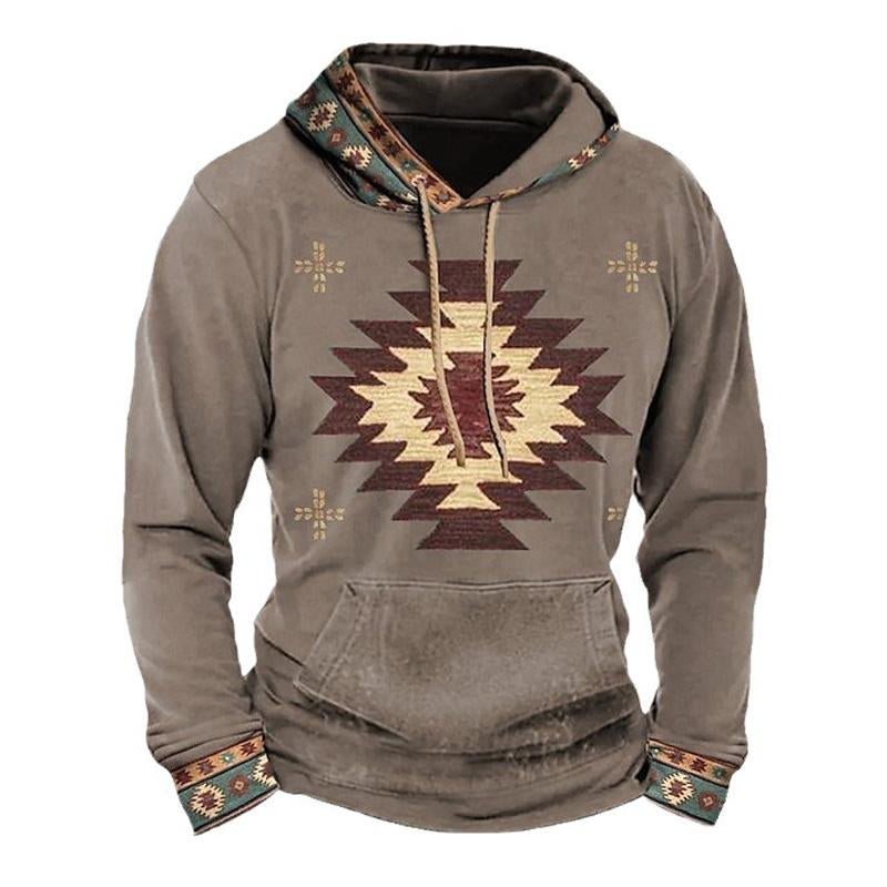 Siegbert Herren Kapuzenpullover im Vintage-Stil