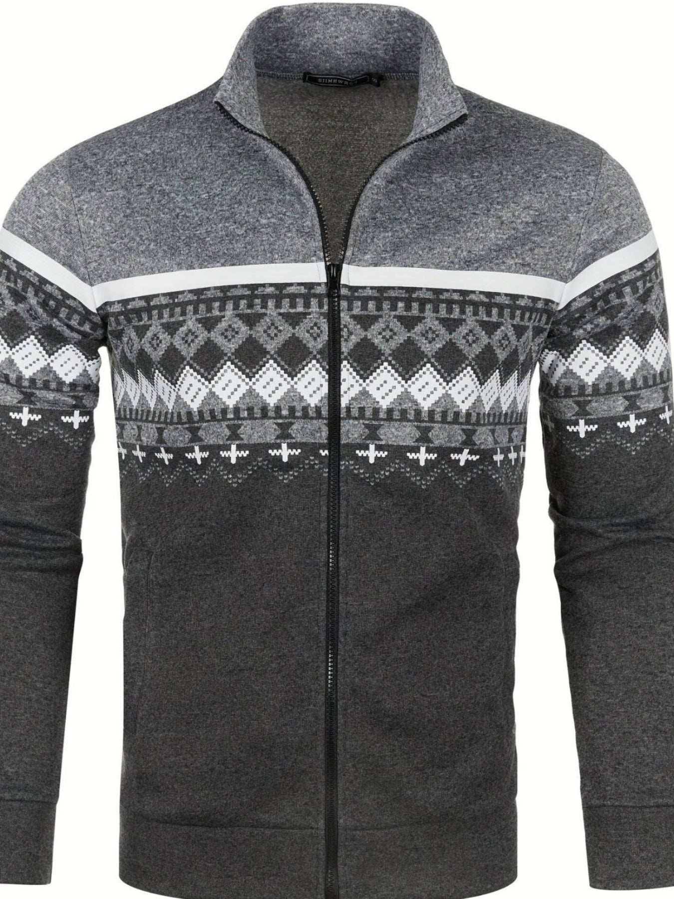 Retro-Pullover für Herren mit Reißverschluss von Titus