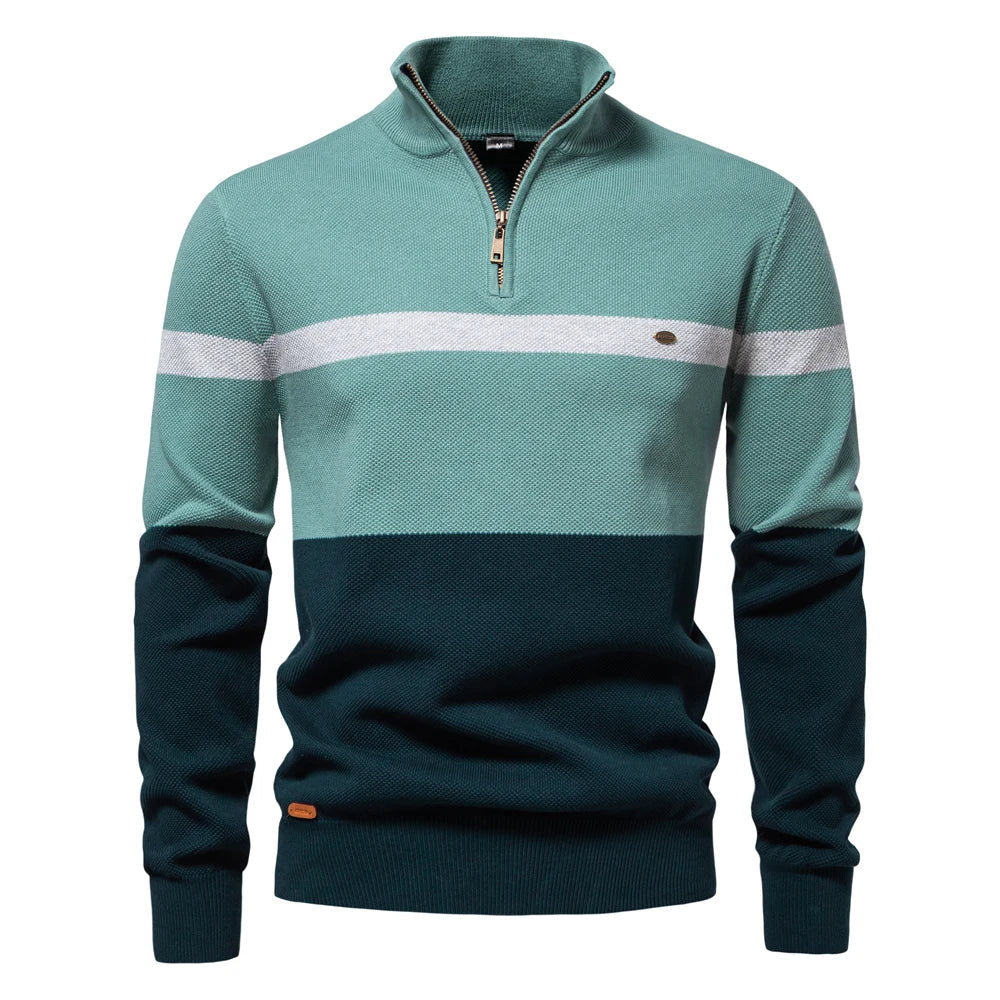 Herren-Pullover mit 1/4-Reißverschluss „Tomas“
