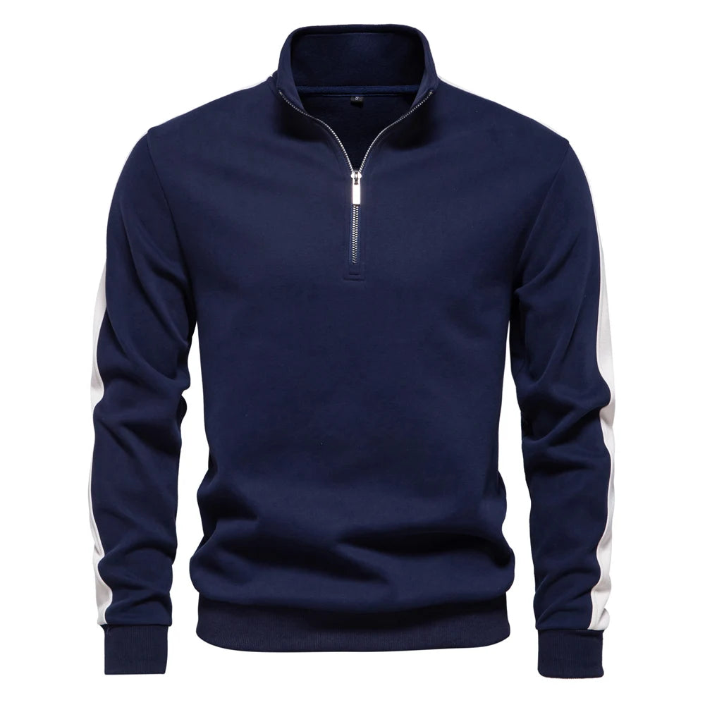 Herren-Pullover mit 1/4-Reißverschluss - Eugen