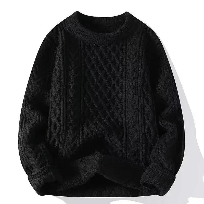 Mason Herrenpullover im Vintage-Strickdesign