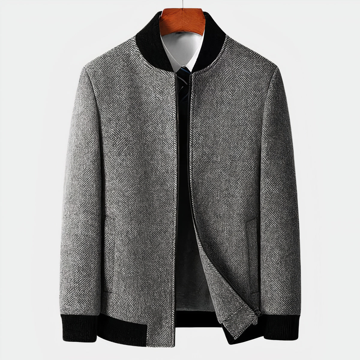 Klassische Herren Wolljacke - Maxim