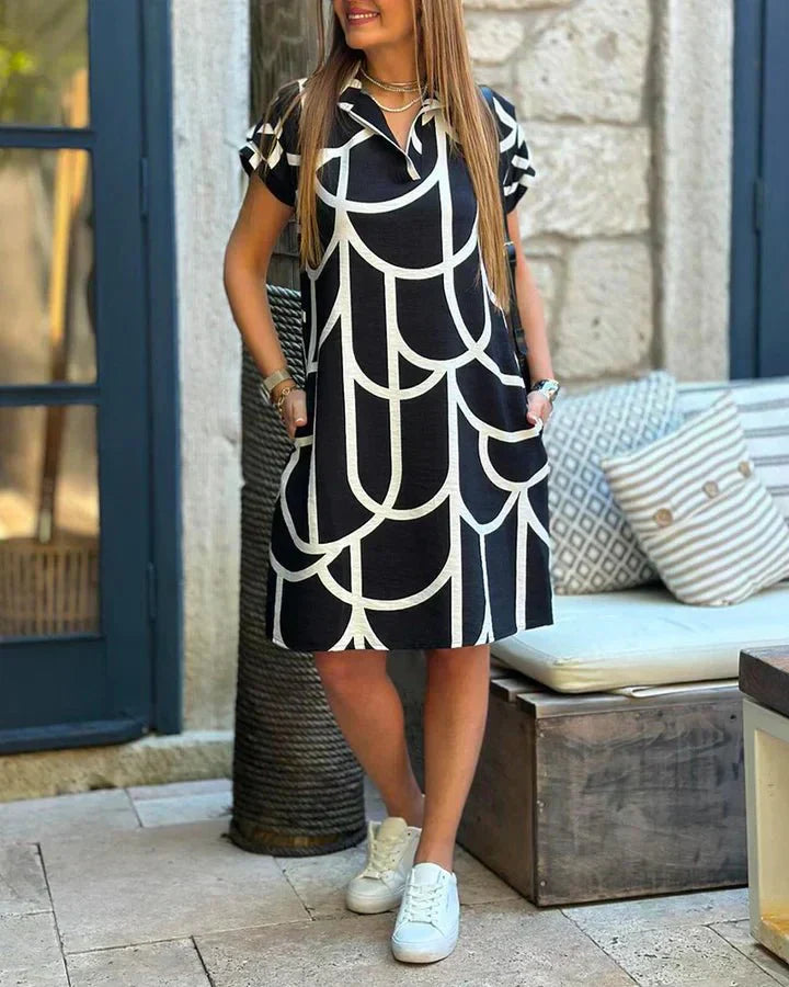 Heseltra: Elegantes Midikleid im zeitlosen Design