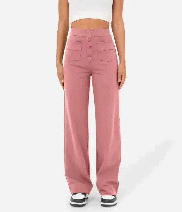 Alma Damenhose mit Knöpfen