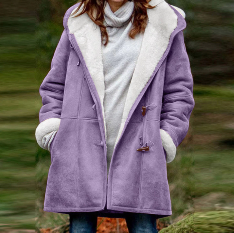 ModeGeist | Gemütliche Winter-Hoodiejacke für Damen