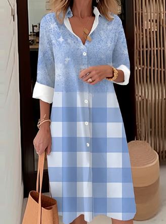 Anna: Elegantes Hemdblusenkleid