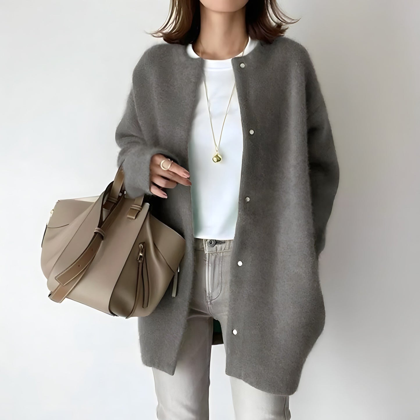 ModeGeist | Strickjacke mit Knopfleiste