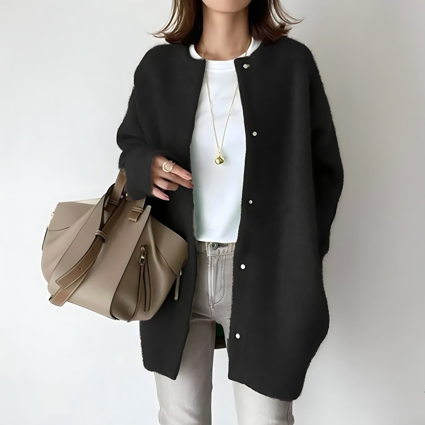 ModeGeist | Strickjacke mit Knopfleiste