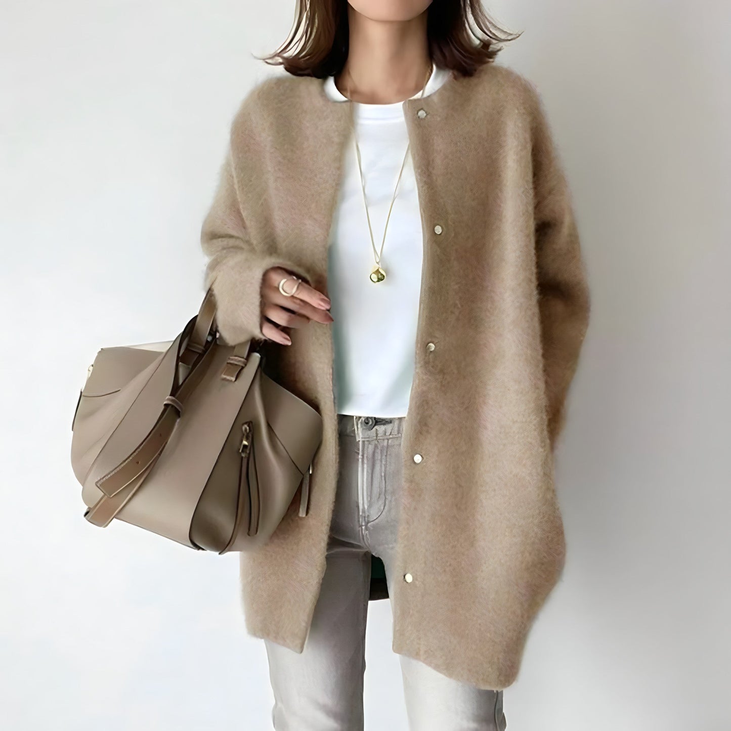 ModeGeist | Strickjacke mit Knopfleiste