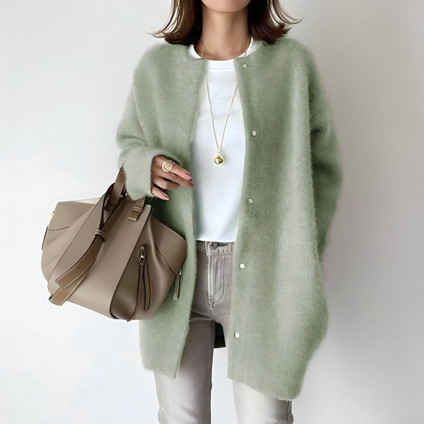 ModeGeist | Strickjacke mit Knopfleiste