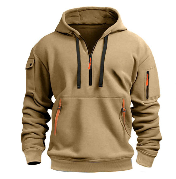 ModeGeist | Herren Sweatshirt mit Kapuze und Taschen