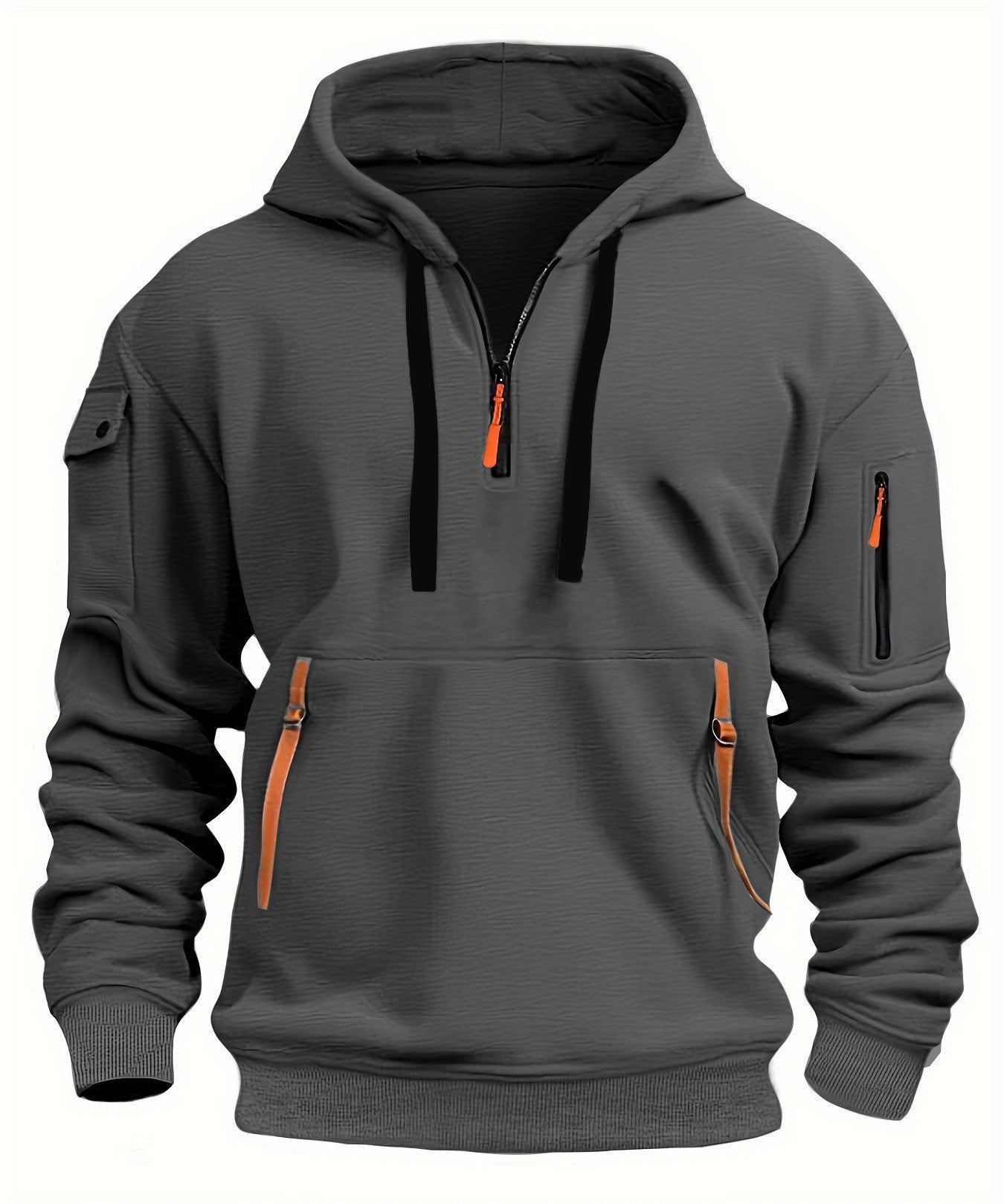 ModeGeist | Herren Sweatshirt mit Kapuze und Taschen
