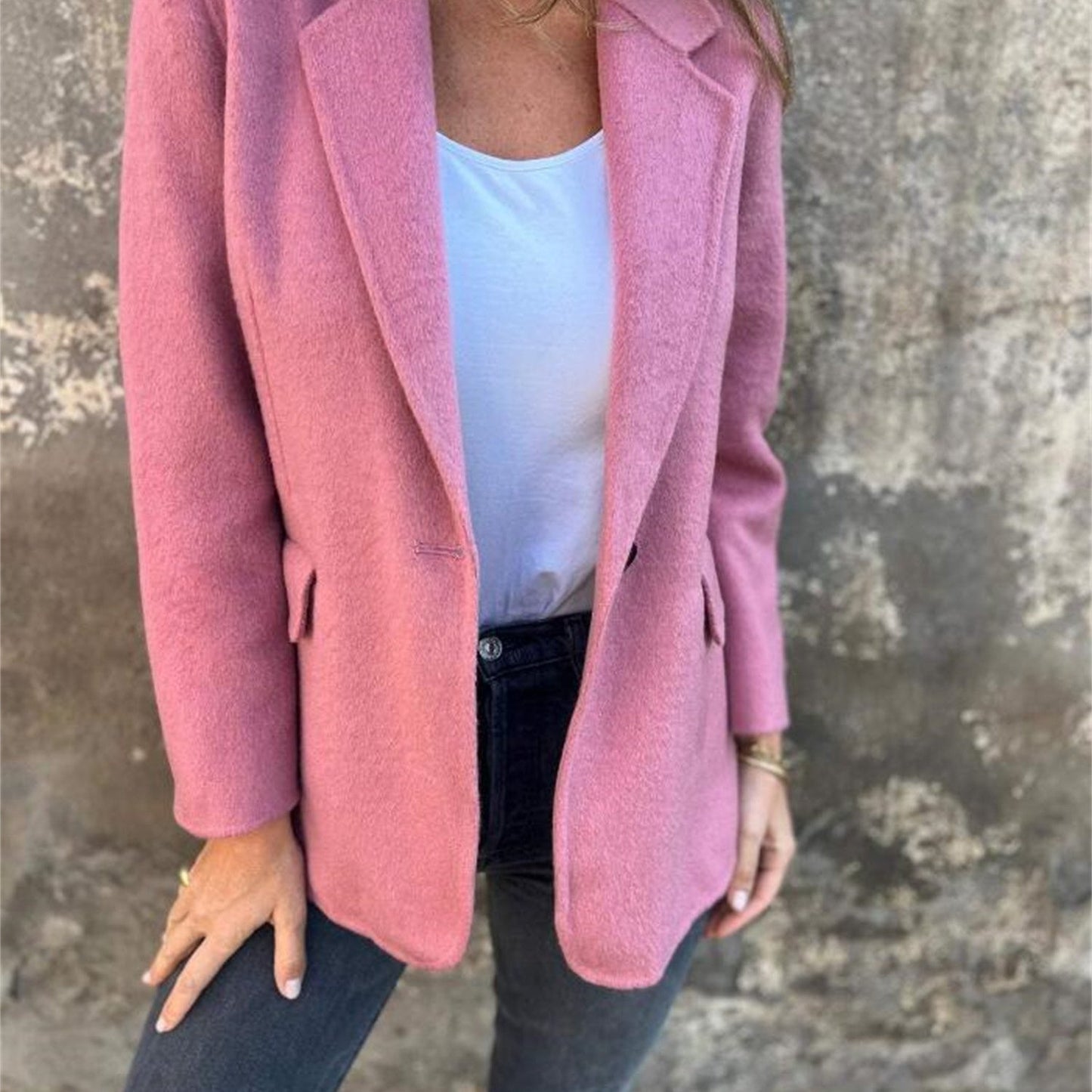 ModeGeist | Klassische Wolljacke Stilvoll und Komfortabel
