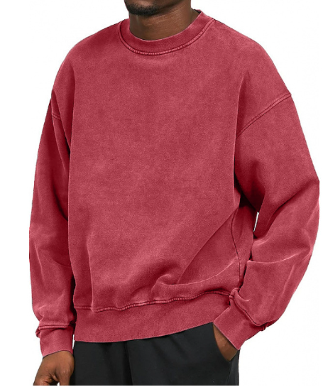 ModeGeist | Lässiges Sweatshirt mit Rundhalsausschnitt Baumwolle Weich und Bequem