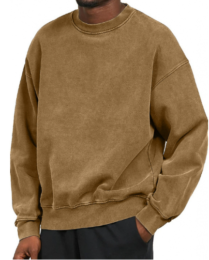ModeGeist | Lässiges Sweatshirt mit Rundhalsausschnitt Baumwolle Weich und Bequem