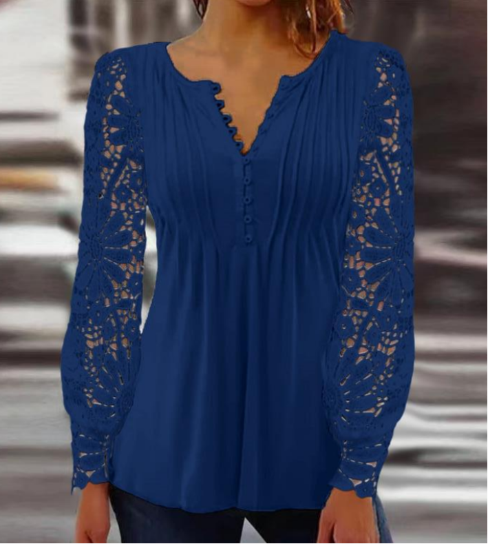 Edle Bluse mit langen Ärmeln von Jamyca