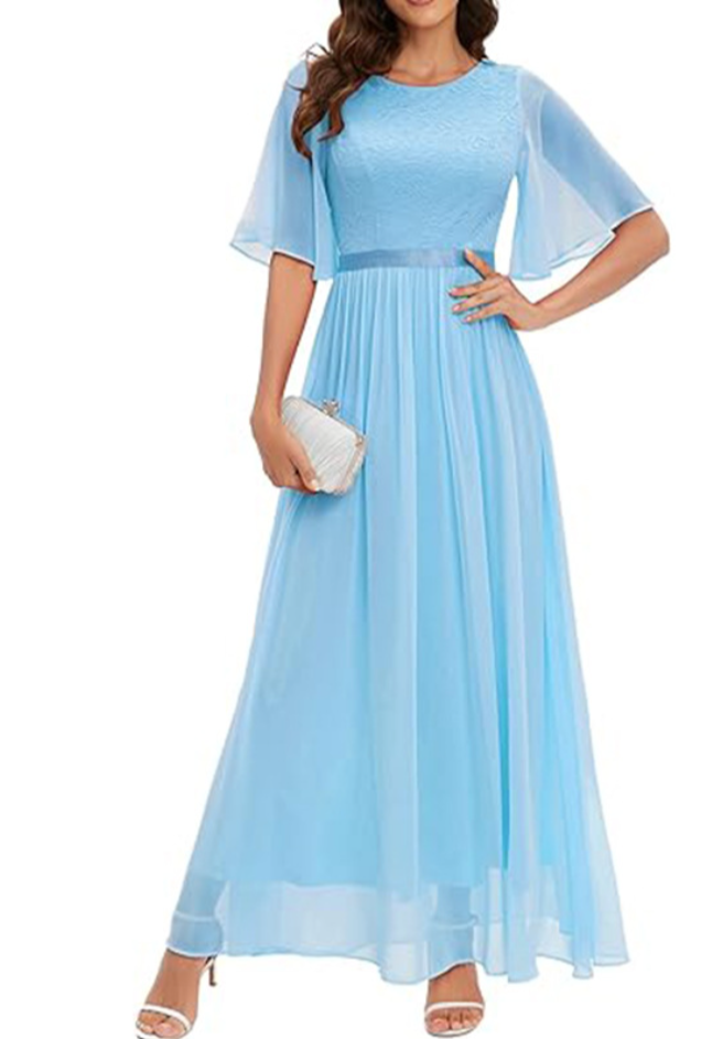 Abendkleid Isabella mit Spitze von Fudus