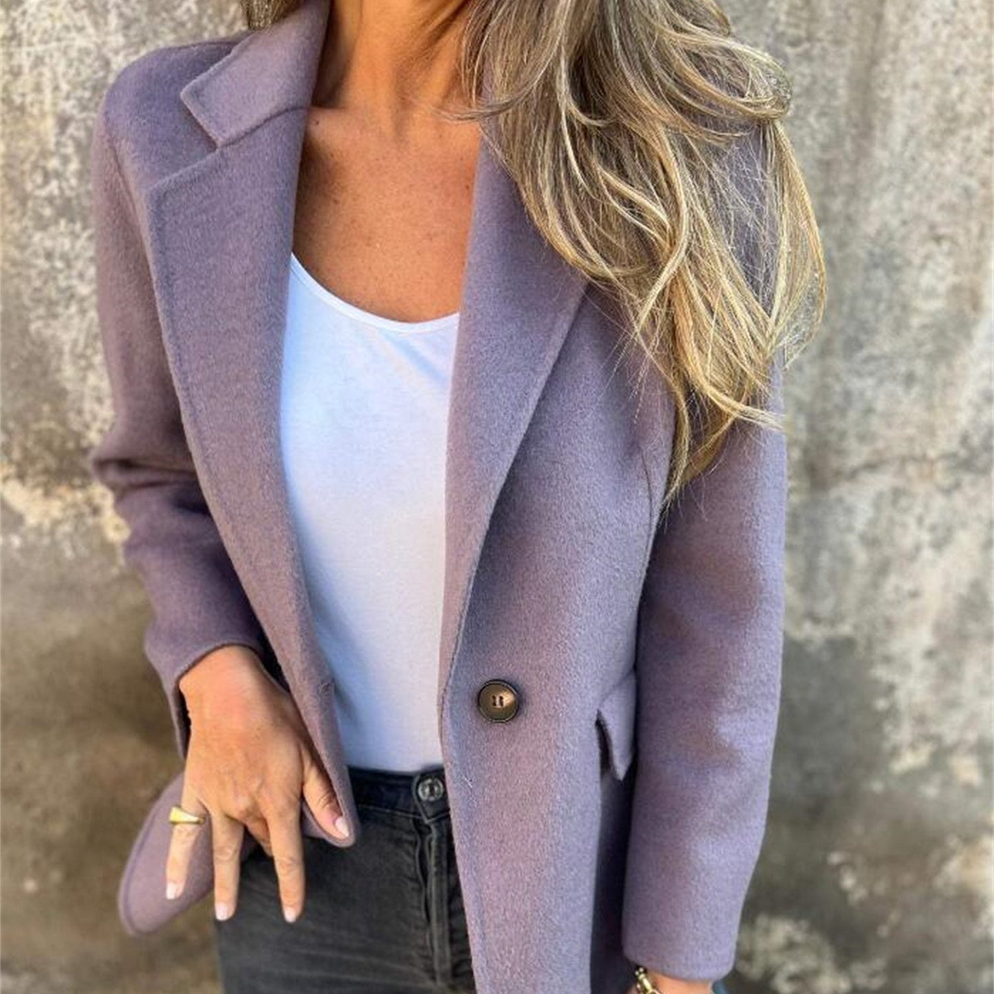 ModeGeist | Klassische Wolljacke Stilvoll und Komfortabel