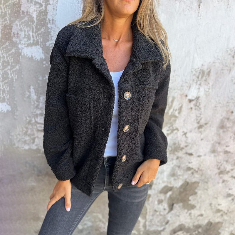 ModeGeist | Übergangsjacke mit Geradem Schnitt für Frauen