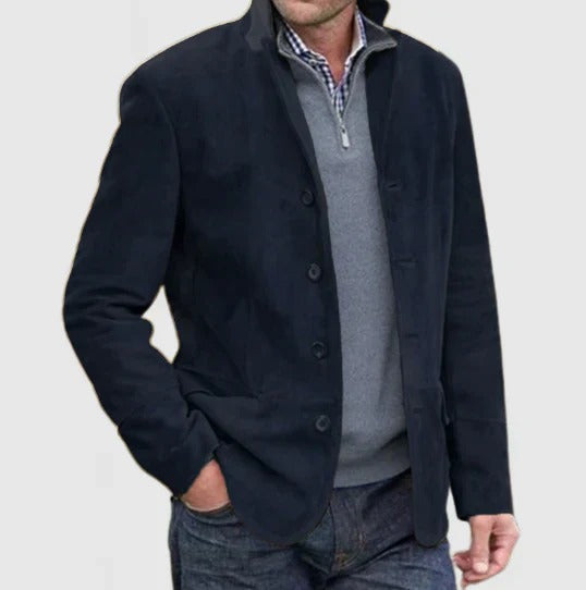 Herren-Wildlederjacke Norbert – Klassisch