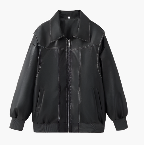 ModeGeist | Oversize Bomberjacke für Damen - Winter