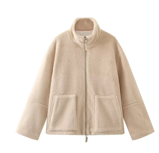 ModeGeist | Bequemer Teddy-Mantel
