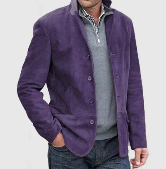 Herren-Wildlederjacke Norbert – Klassisch