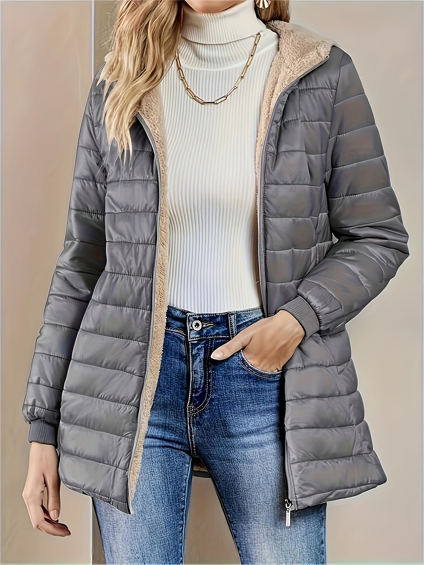 ModeGeist | Gesteppte Winterjacke Ultrakomfortabel und Stylisch für Kalte Tage
