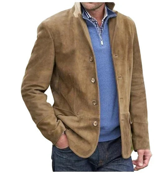 Herren-Wildlederjacke Norbert – Klassisch