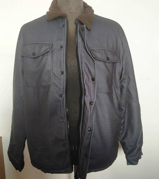 Herren Winterjacke mit Reißverschluss für Wärme