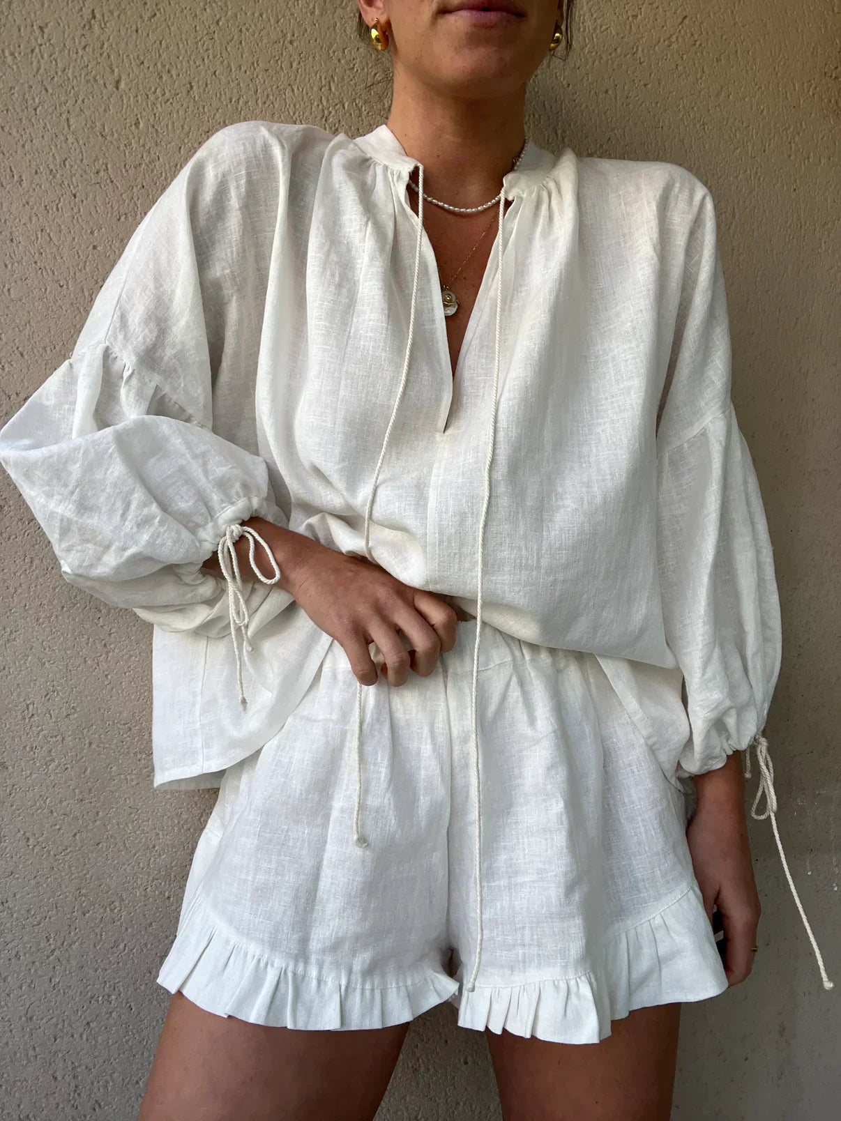Lesley Summer Shorts Set for Leisure