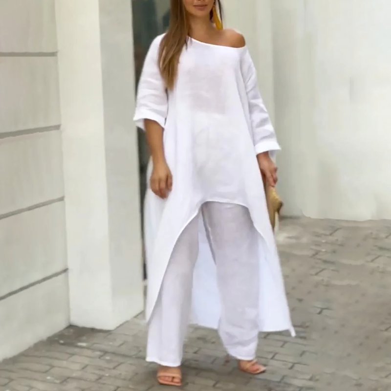 Elegantes 2-teiliges Leinen-Set Vigga