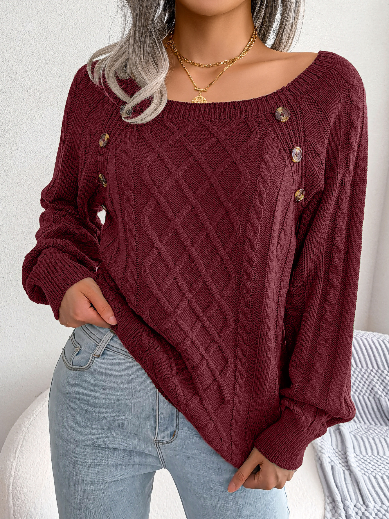 ModeGeist | Klassischer Gemütlicher Pullover