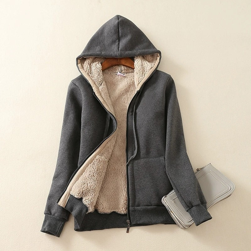 ModeGeist | Kapuzenjacke Sherpa Gefüttert