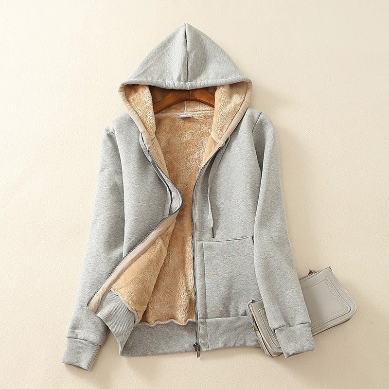 ModeGeist | Kapuzenjacke Sherpa Gefüttert