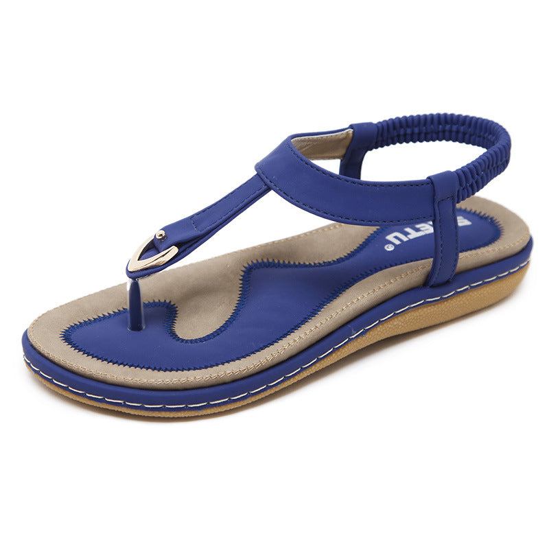 MODEGEIST Damen Flache Sandalen Fußgewölbestütze Verstellbare Riemen