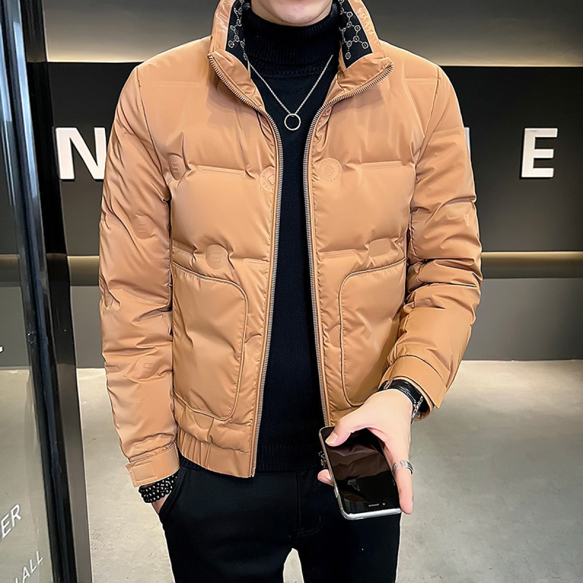 ModeGeist | Gewatteerte Herrenjacke