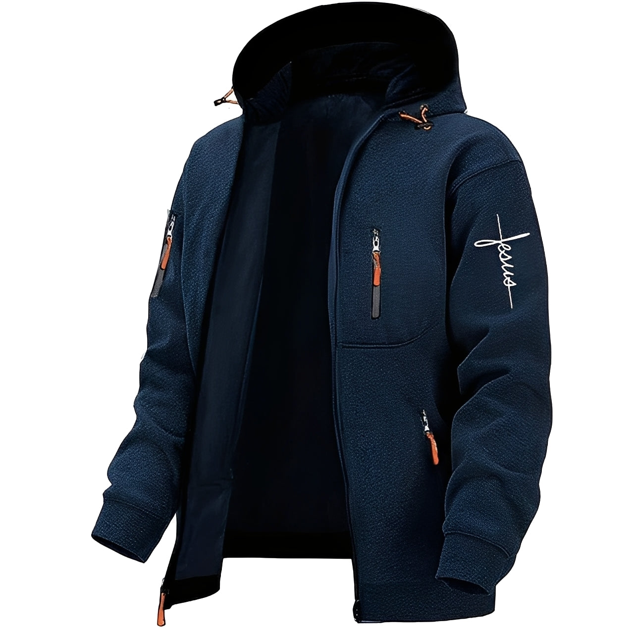 ModeGeist | Freizeit, Warme Kapuzenjacke für Männer