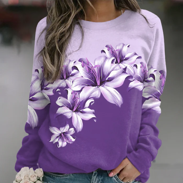 ModeGeist | Lässiges Sweatshirt mit Langen Ärmeln