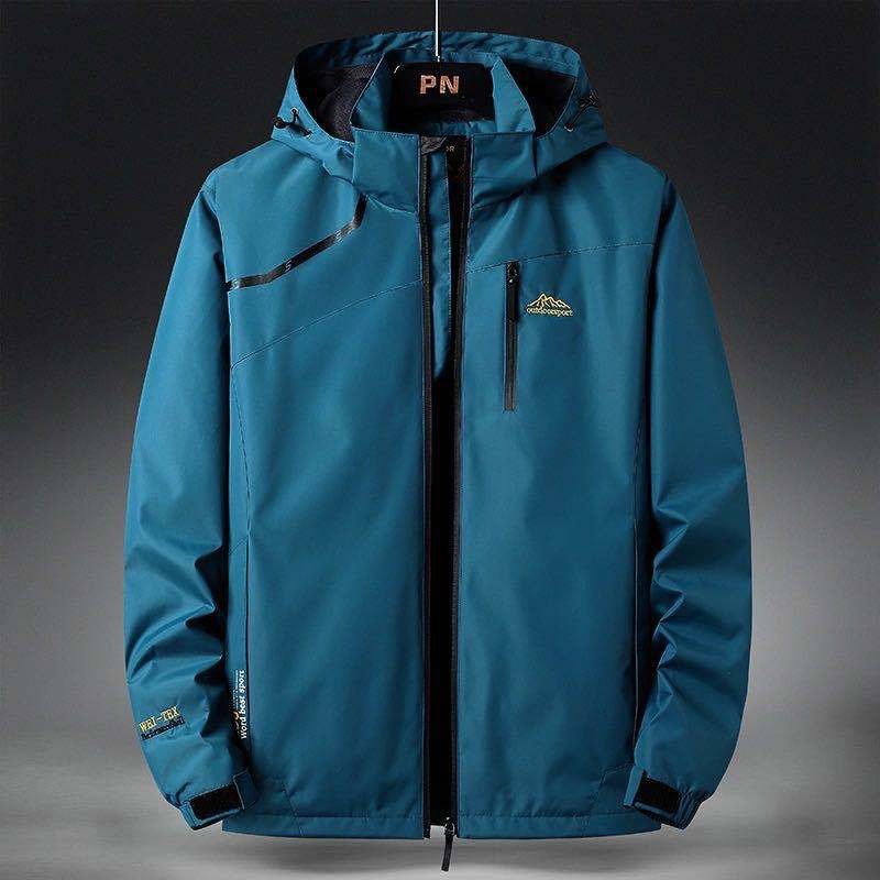 ModeGeist | Wasserdichte Herrenjacke mit Kapuze