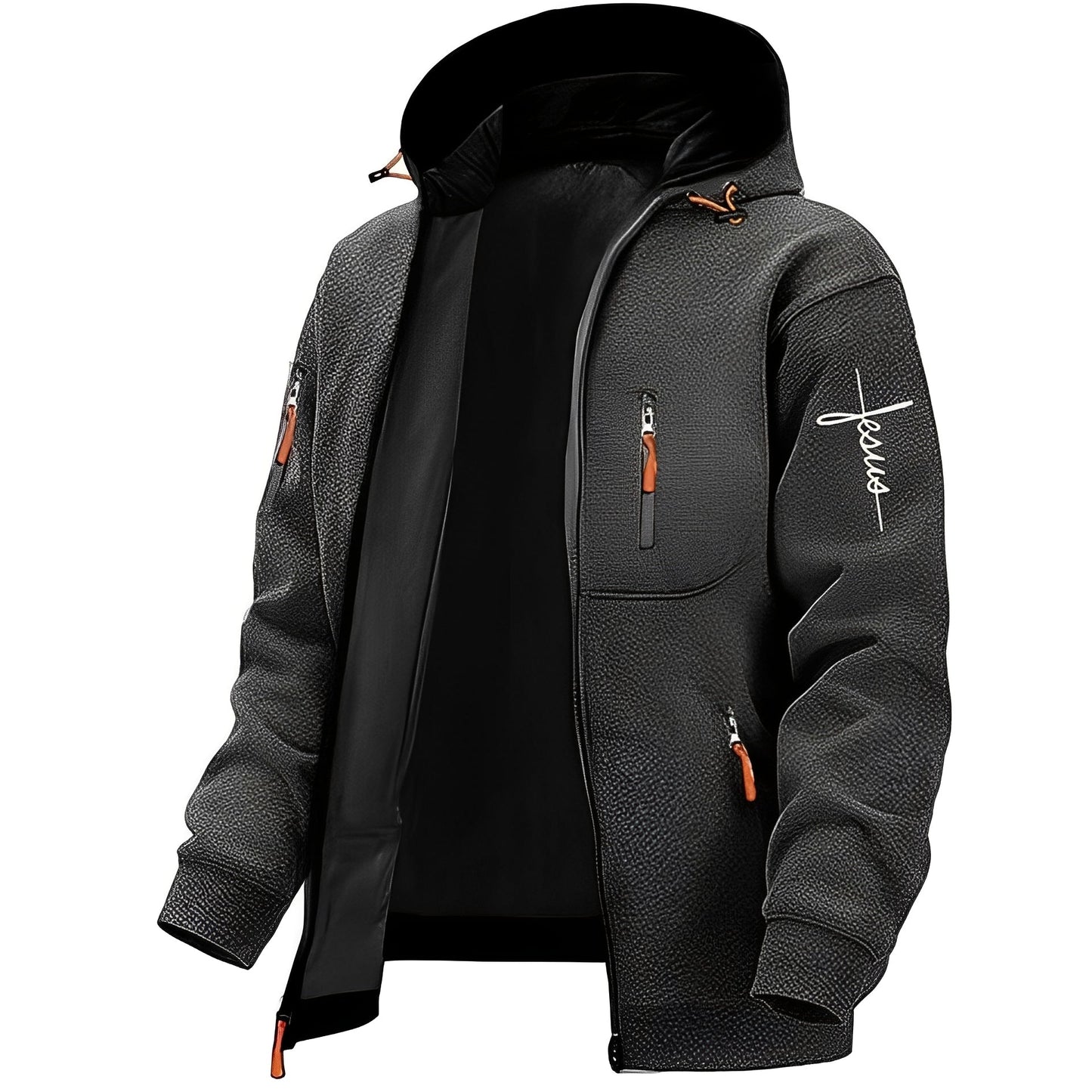 ModeGeist | Freizeit, Warme Kapuzenjacke für Männer