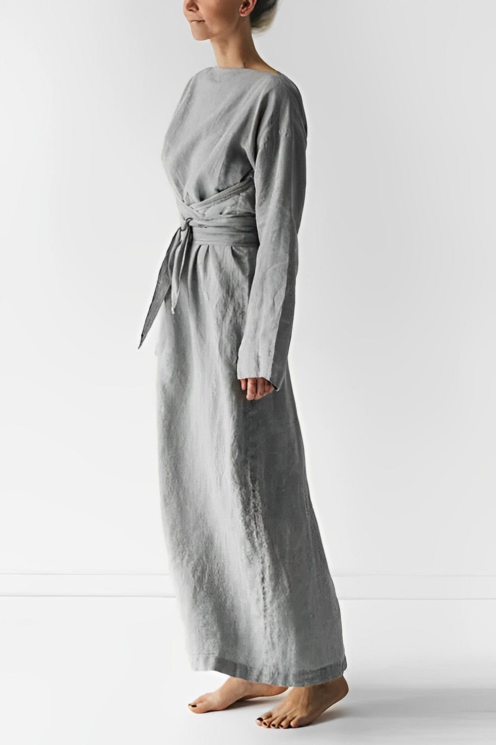 Stilvolles Leinen-Maxikleid Liese – elegant und schick