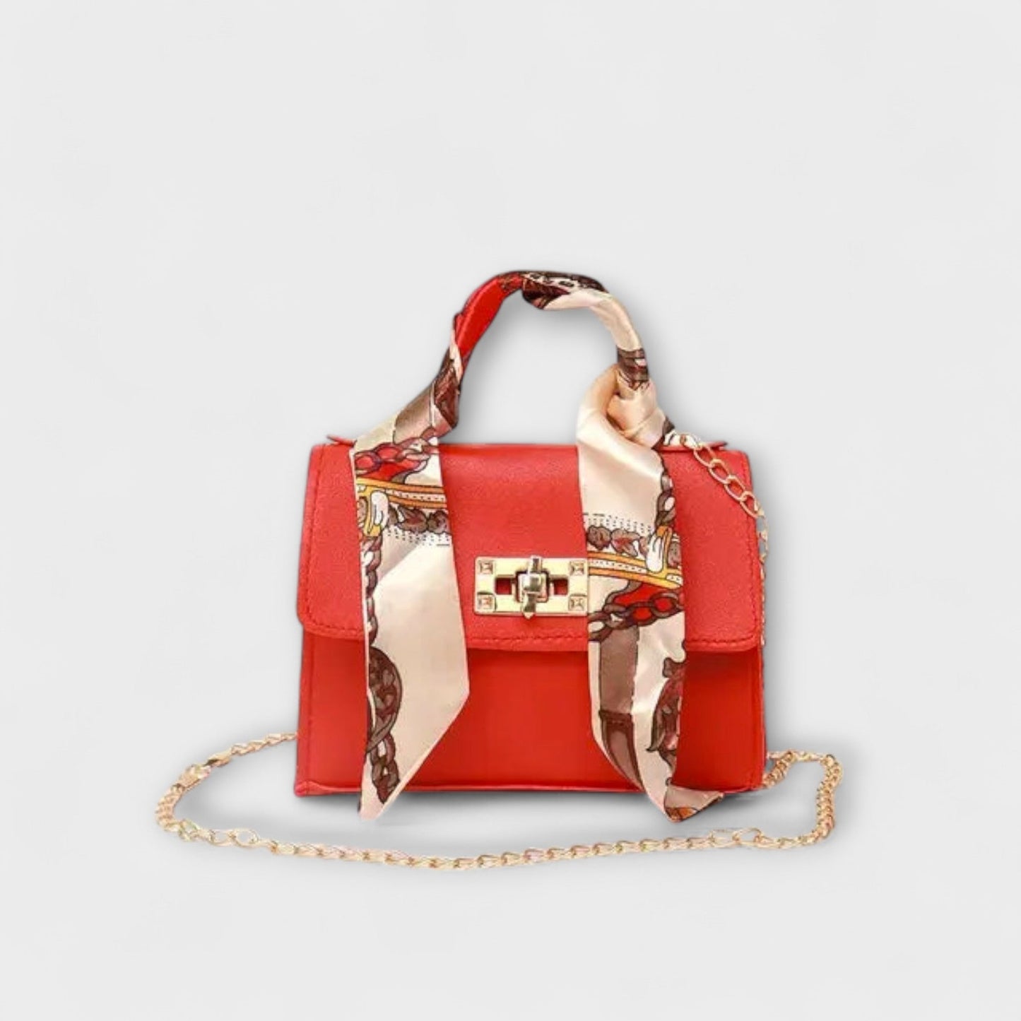 MODEGEIST Damen Handtasche Strukturiert Elegant Abnehmbare Kette