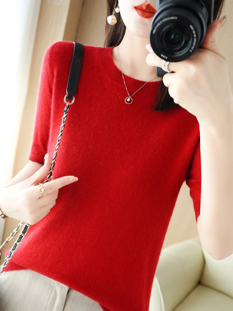 Damjane Damenpullover: Merino- und Kaschmirwolle