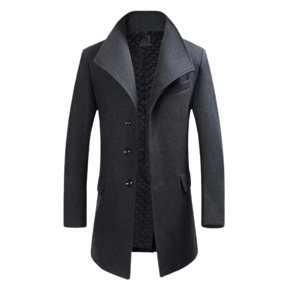 ModeGeist | Eleganter Wollmantel für Herren