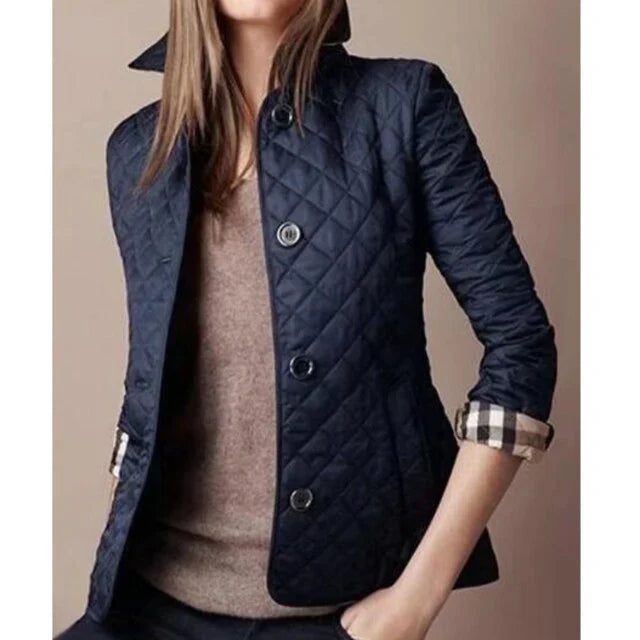 Vyothia: Elegante, schmale Jacke aus Seide und Baumwolle