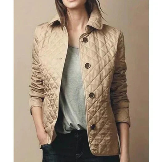 Vyothia: Elegante, schmale Jacke aus Seide und Baumwolle