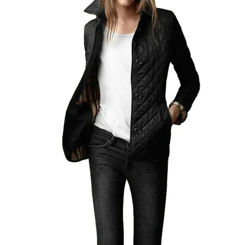 Vyothia: Elegante, schmale Jacke aus Seide und Baumwolle