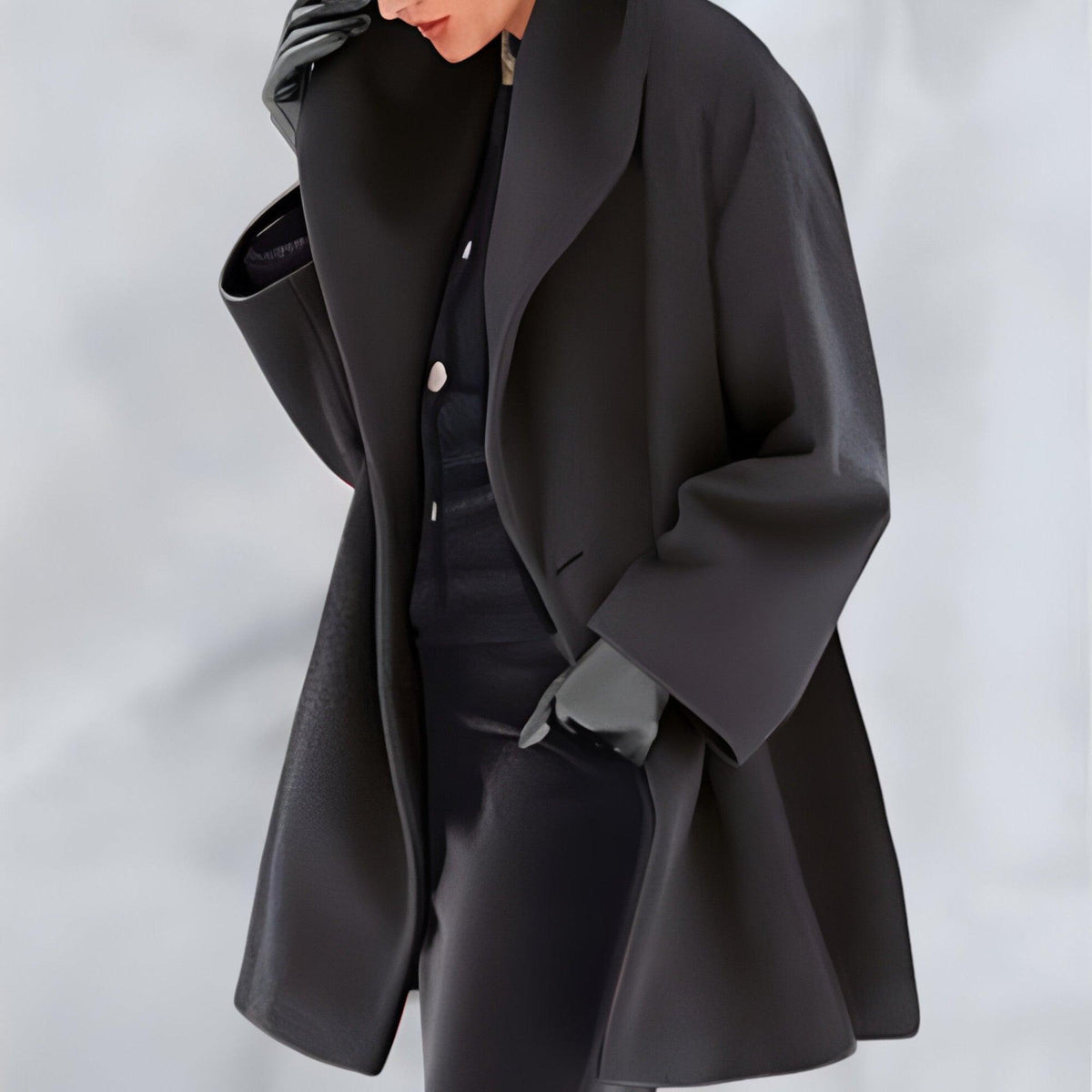 Alices eleganter Wollmantel